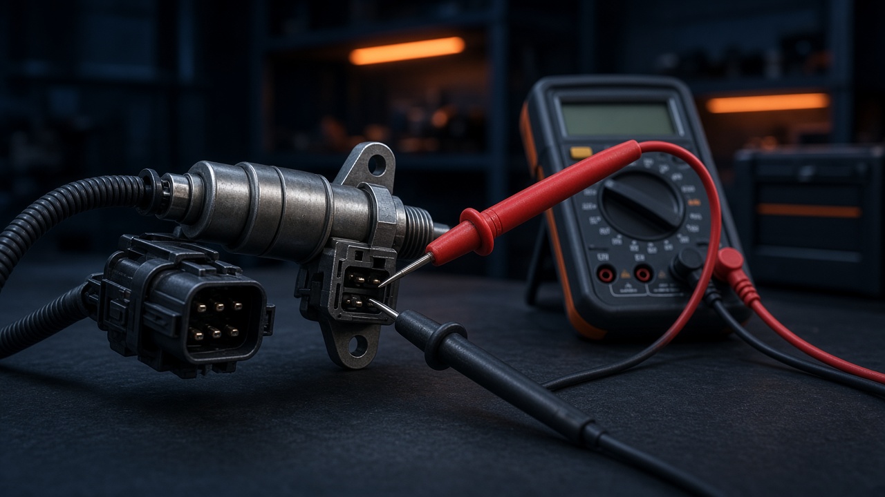 NOx sensor multimeter test points diagram